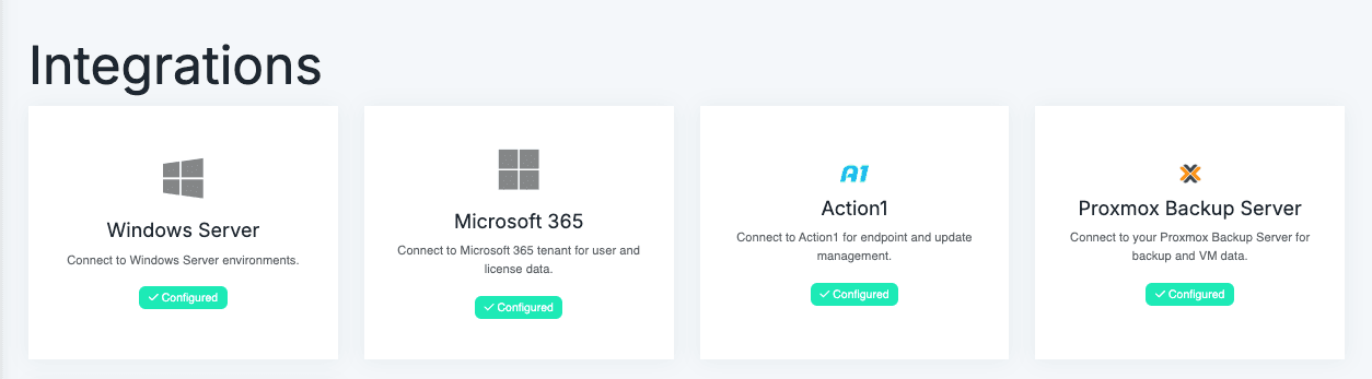 Sonny Insights integrations